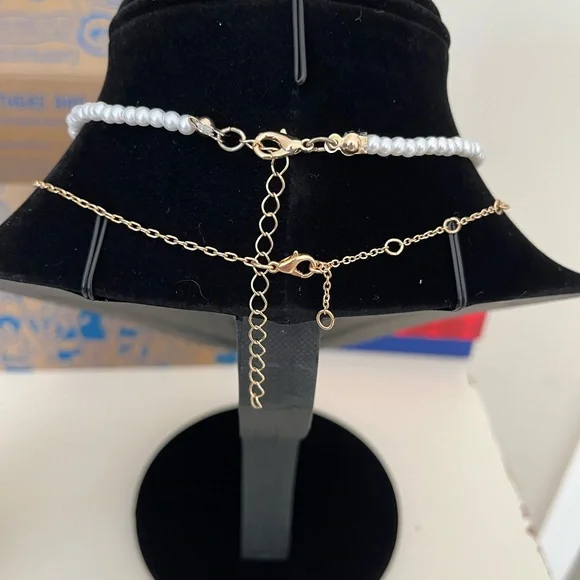 American Eagle Heart and Pearl Necklaces - Picture 2 of 3